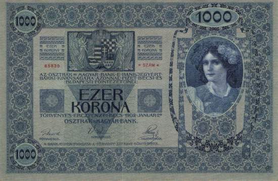 1000 Kronen 2.1.1902